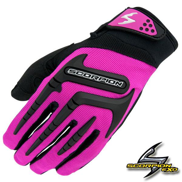 Scorpion exowear skrub womens motorcycle gloves pink l large