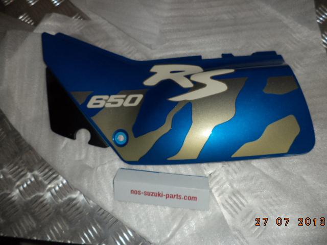 Dr650rs  1993-1995 left frame cover   new nos-suzuki-parts.com