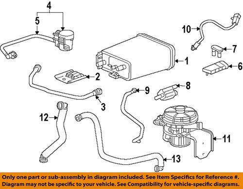 Gm oem 19209329 vapor canister