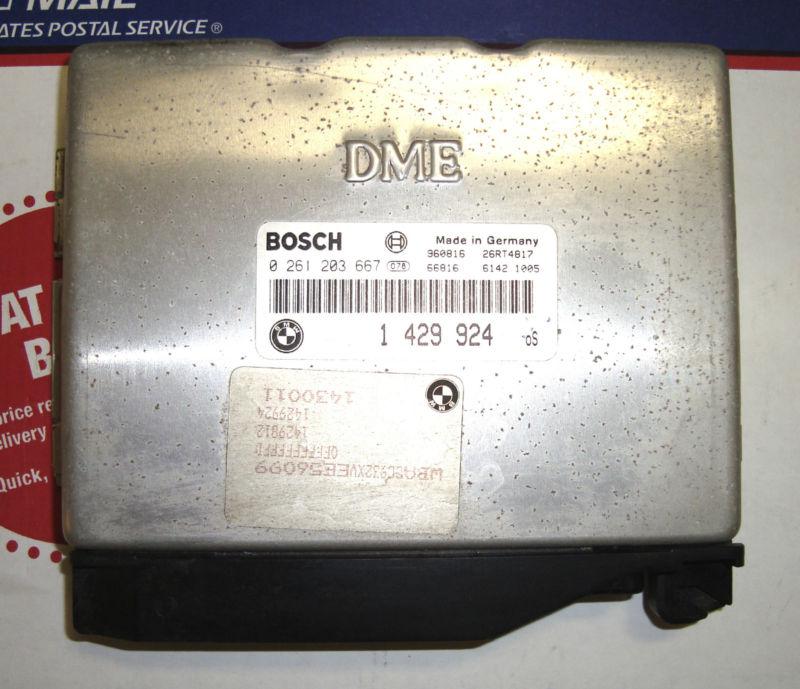 1996 bmw e36 318i z3 dme engine computer 1 429 924 bosch 0 261 203 667