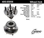 Centric parts 400.65006e front hub assembly