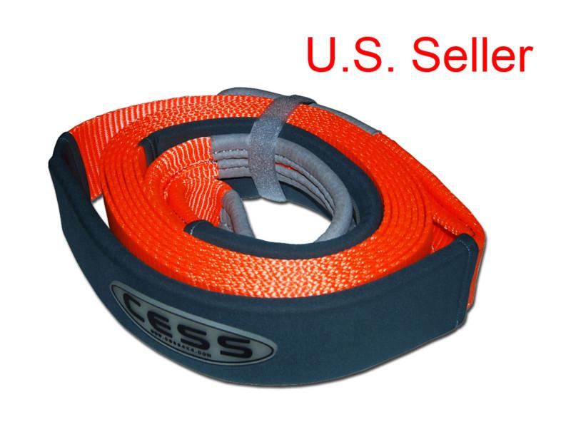 Cess 20ft 33000lb 6m 15ton off road 4x4 4wd recovery tree winch snatch tow strap