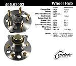 Centric parts 405.62003 rear hub assembly