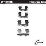 Centric parts 117.91018 front disc hardware kit