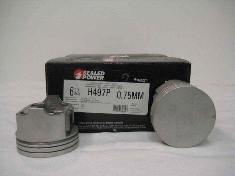 Ford 3.0/183 sealed power pistons (cast) .030 os