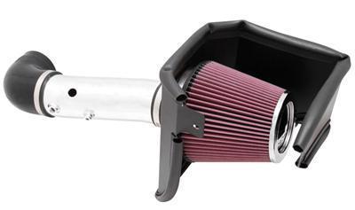 Trick flow air intake black tube red filter cadillac chevy pickup/suv