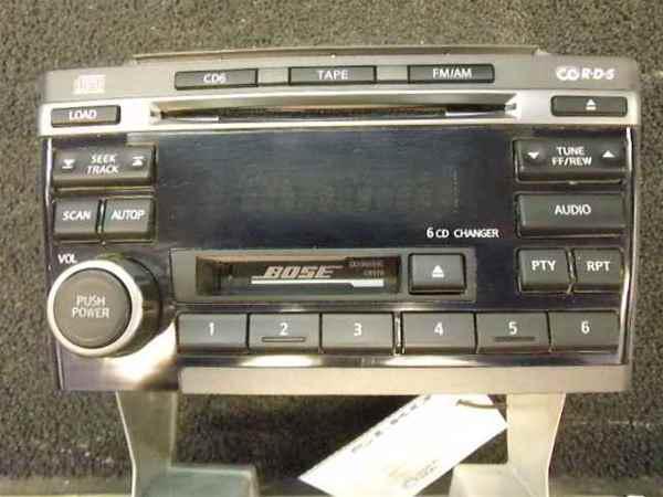 02-03 nissan maxima oem cd player fm radio bose lkq