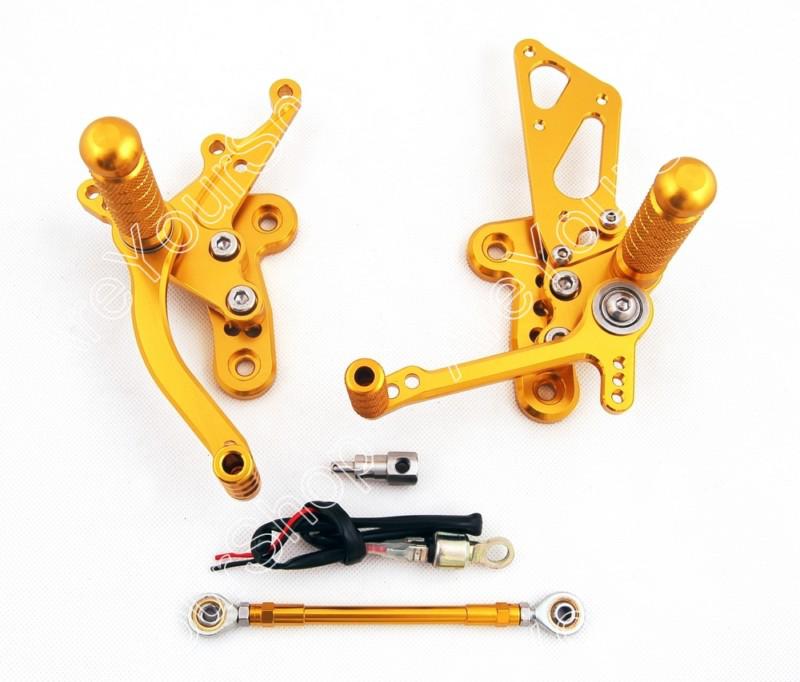 Rearset rear set suzuki gsxr1300 gsxr 1300 2008-2010 gold