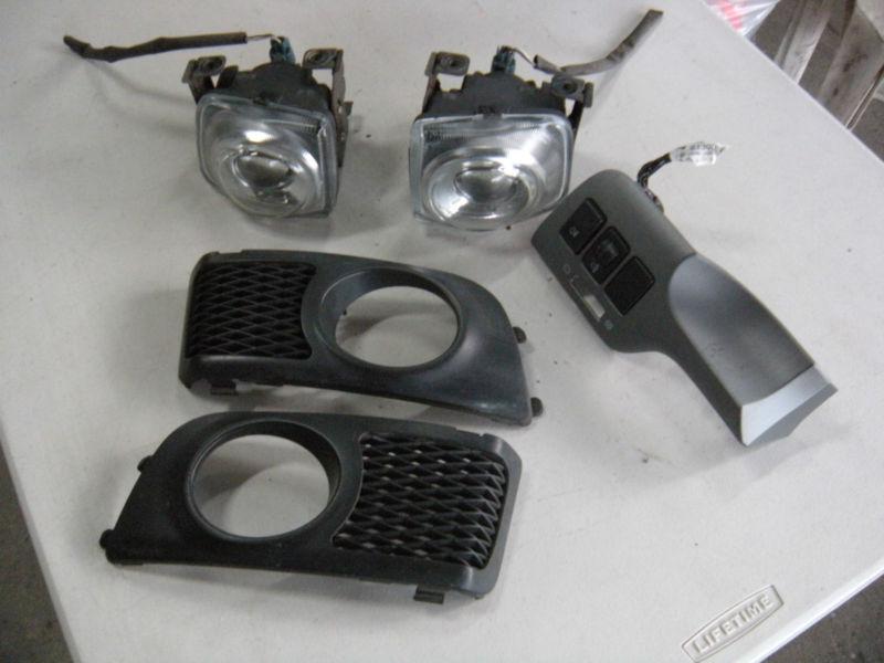 Jdm subaru legacy bh9 b4 be5 fog lights with covers and switch oem