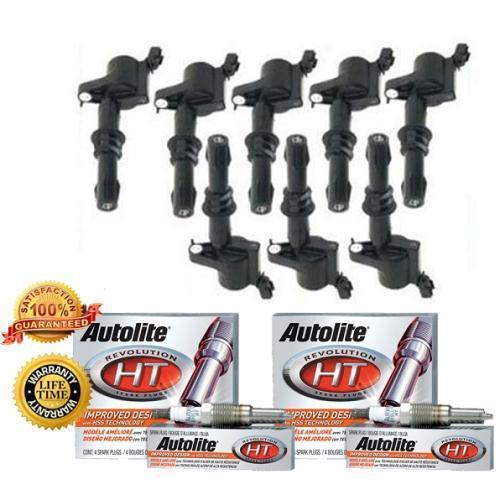 Expedition + f-series ignition coil x8+8x dbl platinum spark plug kit