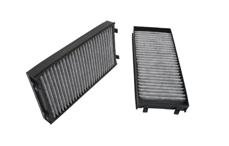 Carbon type cabin air filters-2 piece set 2007-2009 08 bmw x5 v6 v8 64316945596