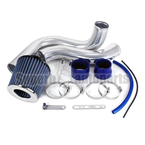 1990-1993 acura integra 1.7/1.8l cold air intake fan filter blue