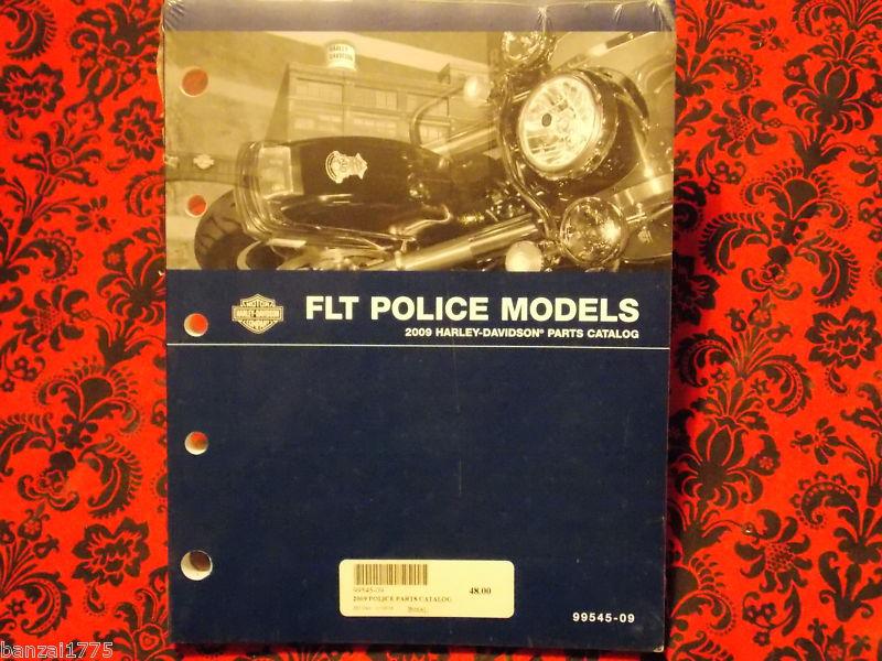 2009 harley davidson flt police models parts catalog 99545-09