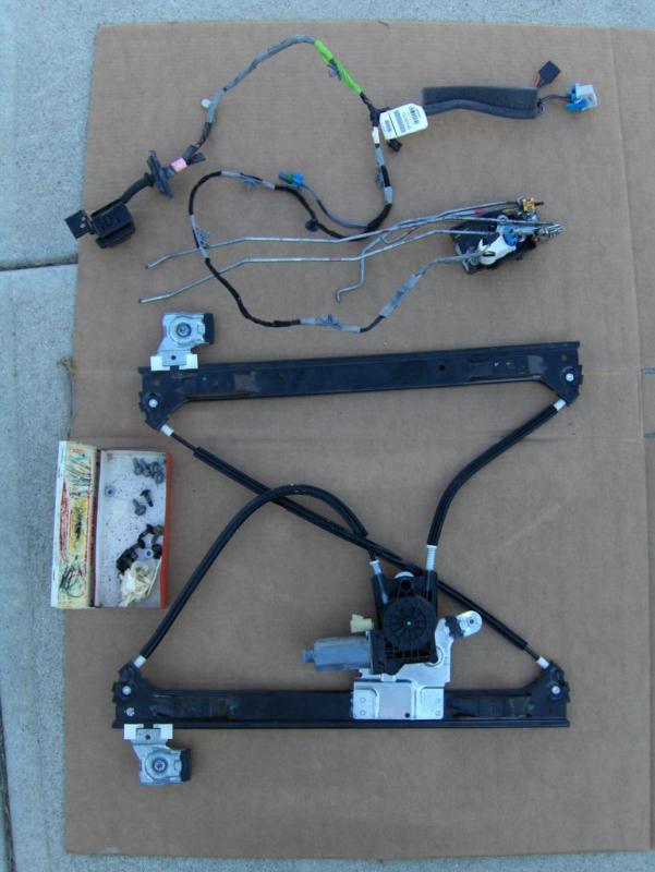 2006 chevy trailblazer window regulator assembly w/ wire harness - driver's - fl