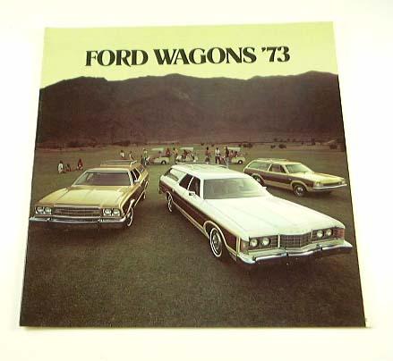 1973 73 ford wagon brochure galaxie ltd custom torino