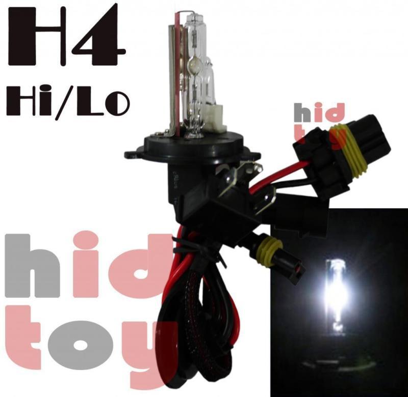 1 pc h4/9003-hb2 6000k white hid bulb triumph speed street trip 3 06-09 10