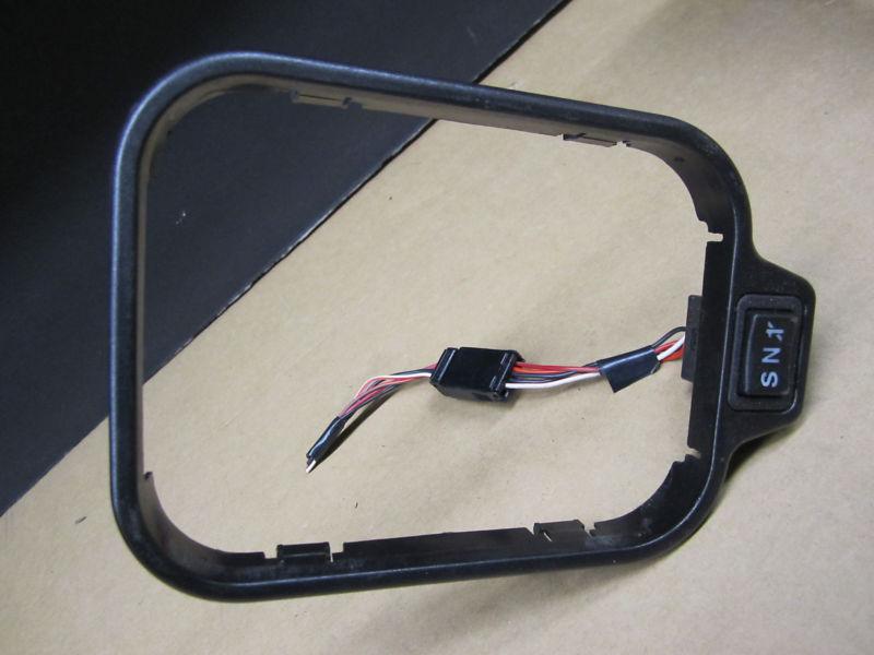 Jaguar xj6 1993 93 console shift bezel w/ switch oe # dbc12021