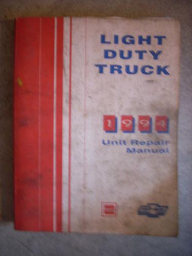 1994 chevy gmc chevrolet 2&4wd lightduty truck 1/2-1t unit repair service manual