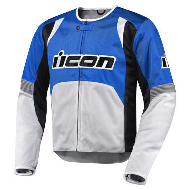 Icon jacket overlord textile blue 3x 2820-1956