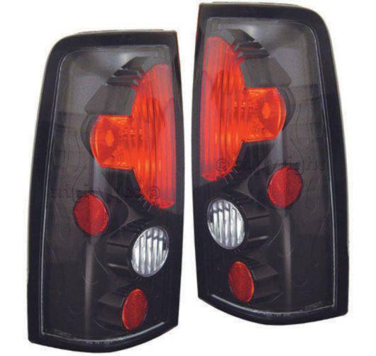 Ipcw tail light lamp set of 2 new clear red lens chevy full size cwt-ce337cb