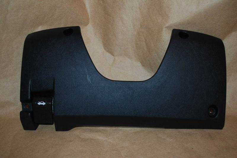 2000 2001 2002 05 eclipse lower dash panel knee bolster trim hood release lever 