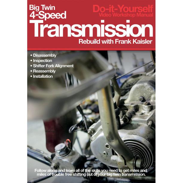 How-to harley 4-speed transmission rebuild instructional dvd frank kaisler