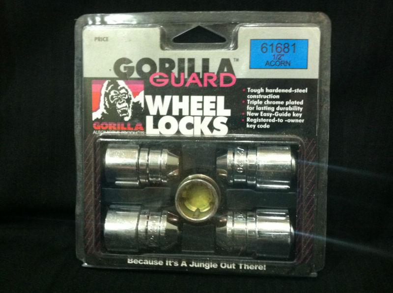 Gorilla guard wheel locks 61681 1/2" acorn