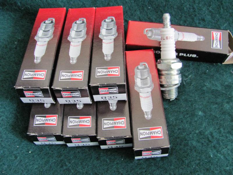 Champion spark plugs 835 ul81c copper plus lot of 8 new in box