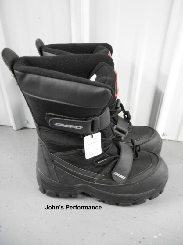 Choko men's clipper lightweight snowmobile boots black size 8 