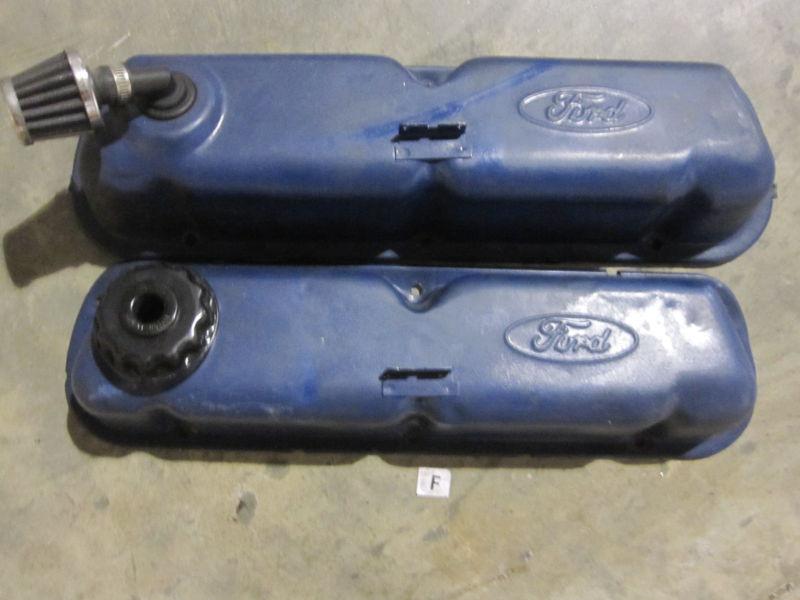 Ford blue steel valve covers