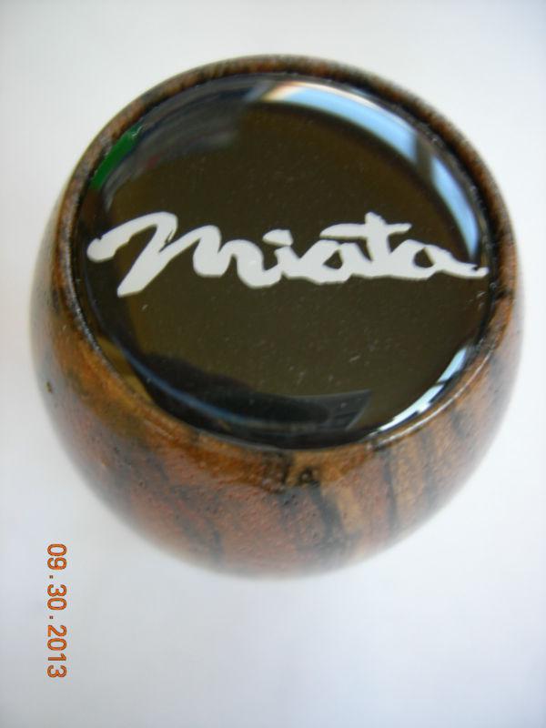 Gear shift knob wood mazda miata