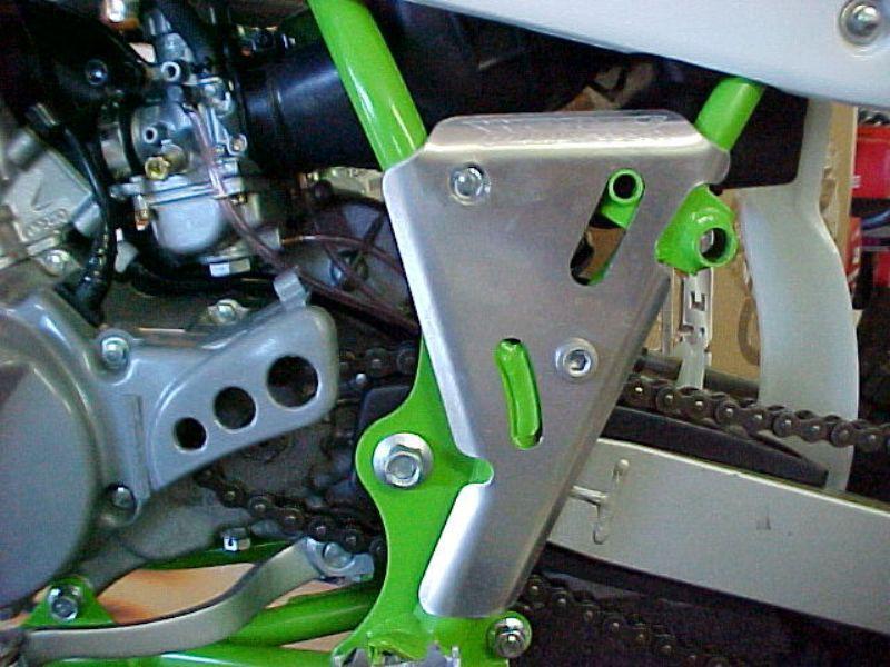 Works connection frame guards fits kawasaki kx 100 1998-09