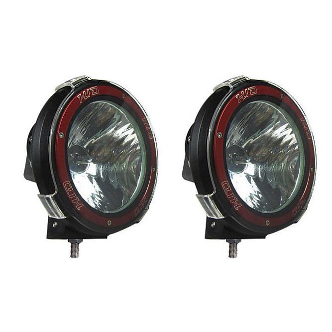 Pair 7 inches 4x4 off road 6000k 55w xenon hid fog lamp light flood (2pcs)-----.