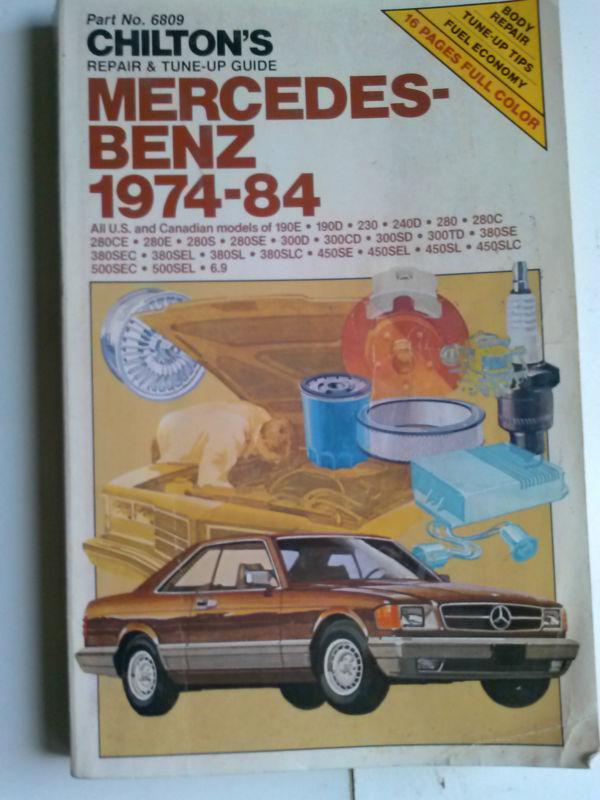 Chilton's repair manual mercedes benz 1974-84 nice!!!