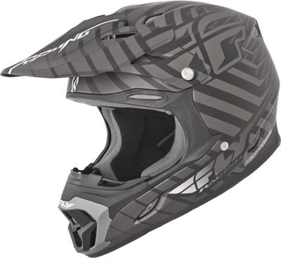 Fly three.4 sonar helmet flat black/charcoal l 73-3640l