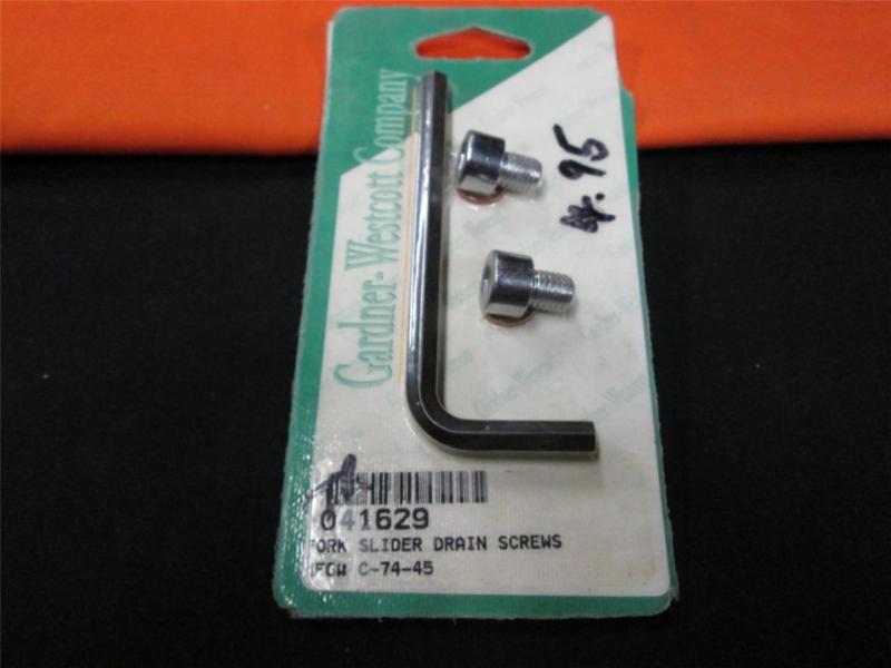 Gardner-westco?tt fork slider drain screws chr big twin