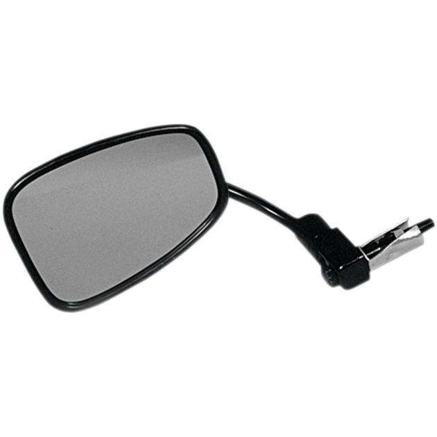 Emgo universal bar end mirror rectangular 7/8" black