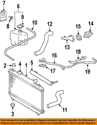 Toyota oem 163250t030 engine coolant thermostat gasket