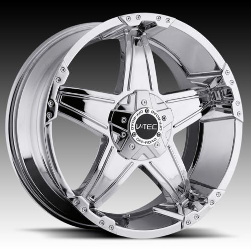 18" v-tec 395 chrome wheels rims nissan titan armada