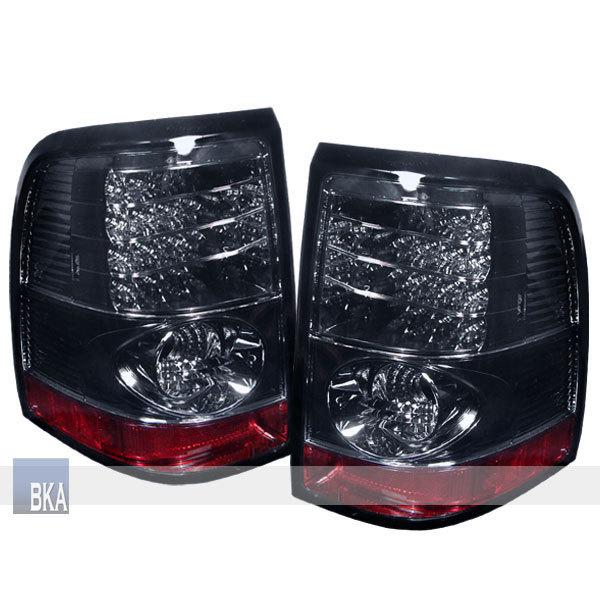 Smoke lens led tail lights lamps for ford explorer 4dr 02-05