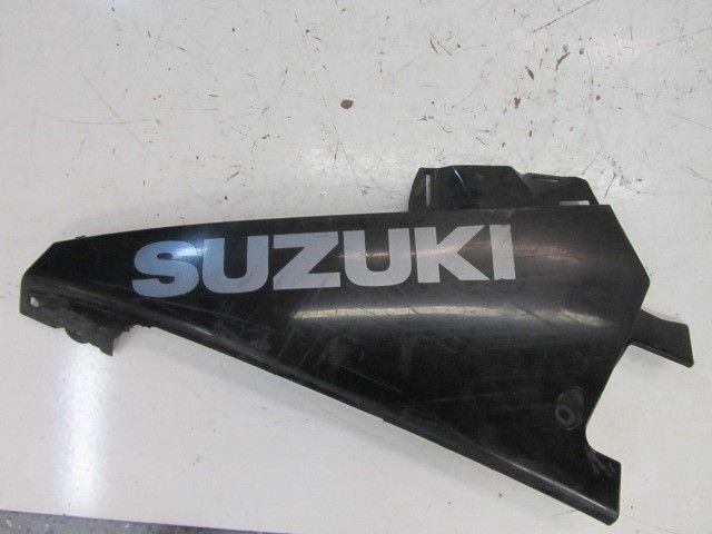 07 08 gsxr 1000 left lower belly cowling panel plastic black oem