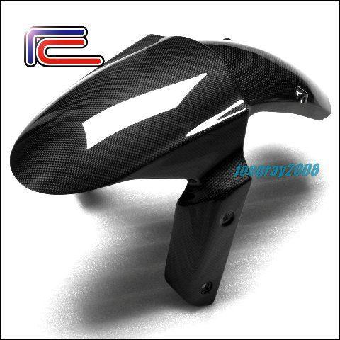 Rc carbon fiber front fender mudguard kawasaki ninja zx 6r abs 09 10 11 12 13