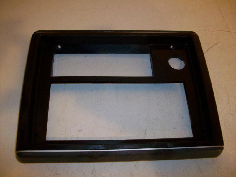 86 87 88 chevy monte carlo elcamino malibu radio face plate black/grey