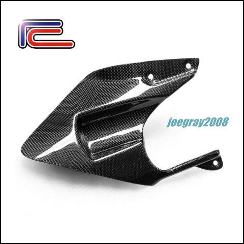 Rc carbon fiber rear hugger short for 70mm exhaust 1198 1098 sp r s 848 evo