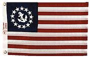 Taylor made u.s. yacht ensigns--sewn boat flag, 16" x 24" #32-8124