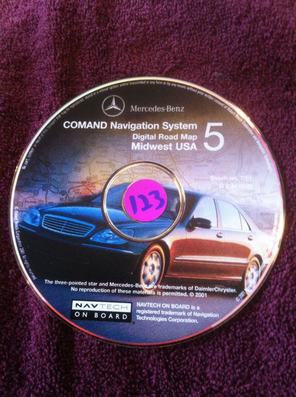 Mercedes navigation cd disc #5 2000,2001,2002 s, clk, e, c, cl, sl | q 6 46 0089