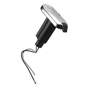 Brand new - attwood 2-pin easy lock plug-in base f/pole light w/stainless steel