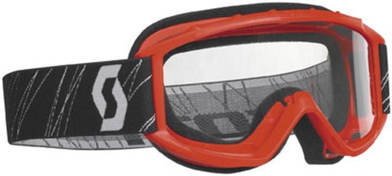 New scott 89si w/ clear standard lens youth goggles, red, one size