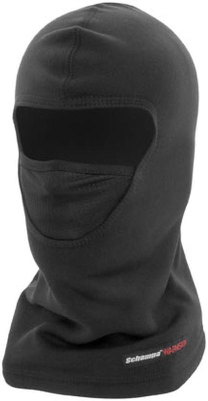 New schampa warmskin balaclava x adult balaclava, black, osfm