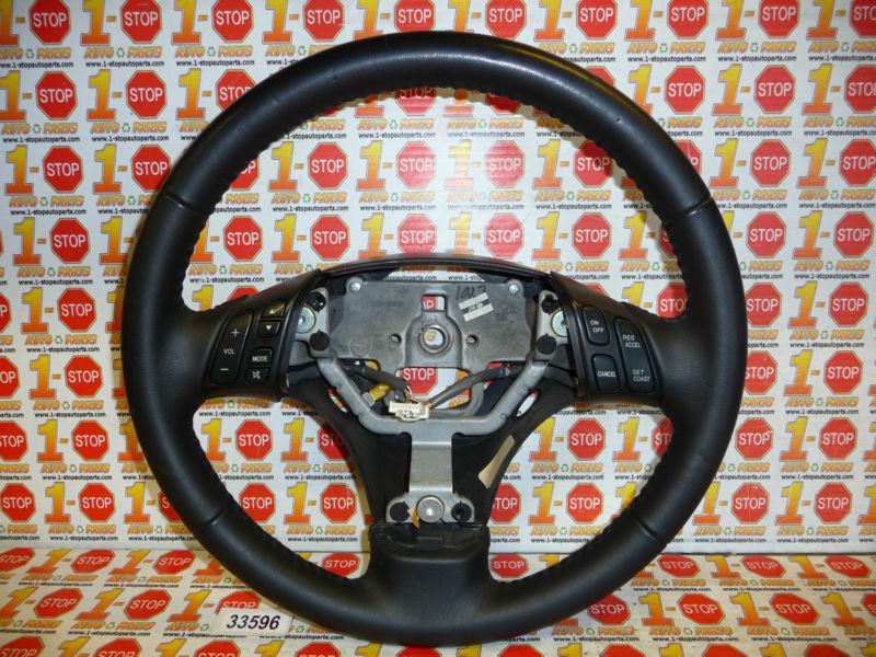 03 04 05 06 07 08 mazda 6 steering wheel w/ audio & cruise controls oem